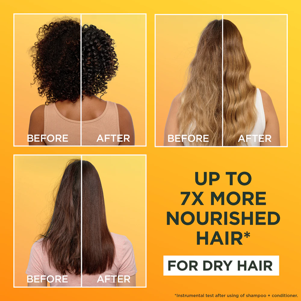 Garnier Fructis Banana Hair Food Shampoo with nourishing effect for dry hair