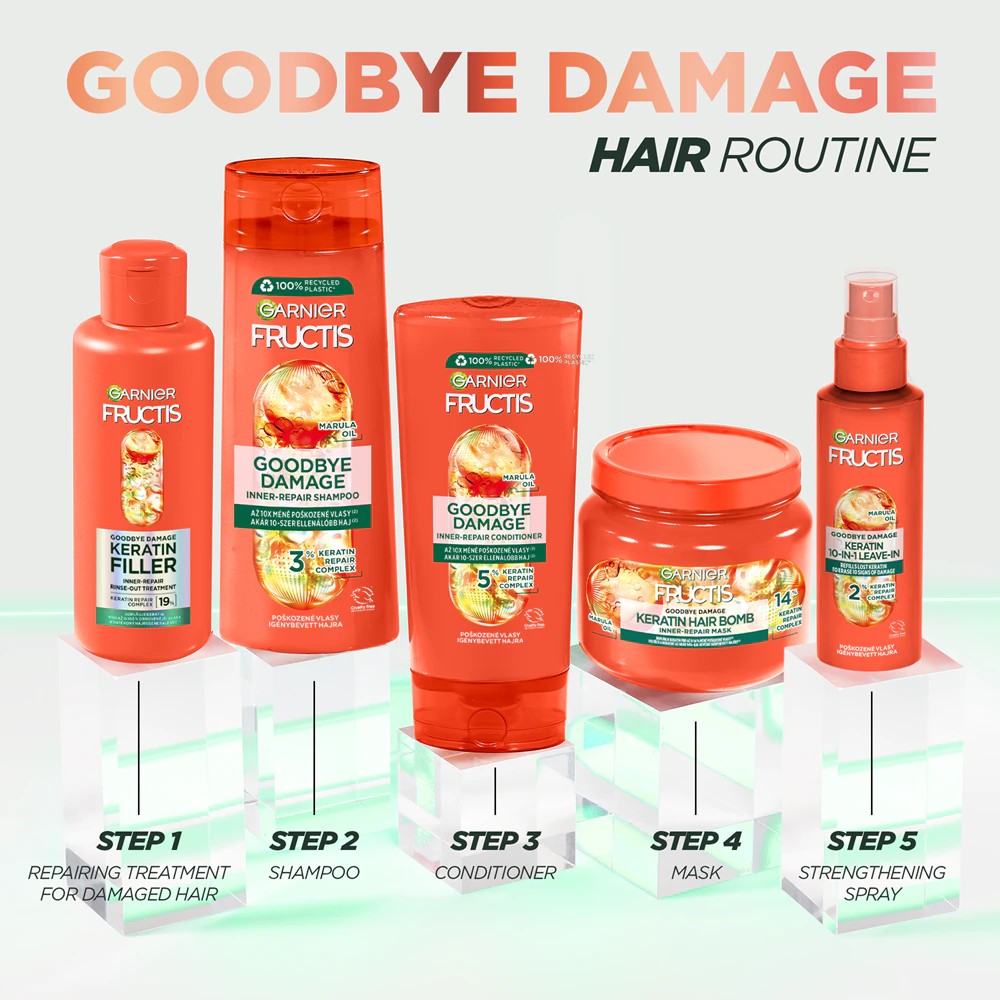 Garnier Fructis Goodbye Damage strengthening shampoo for damaged hair