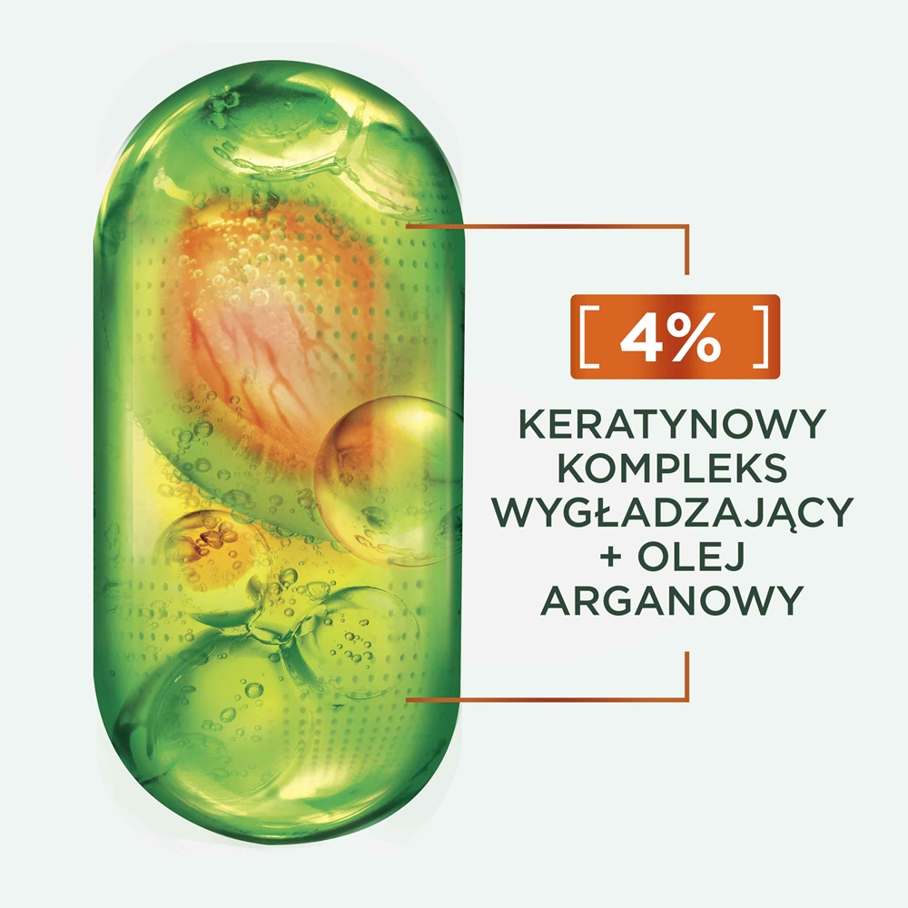 Garnier Fructis Keratin Sleek Shampoo with keratin for shiny and supple hair