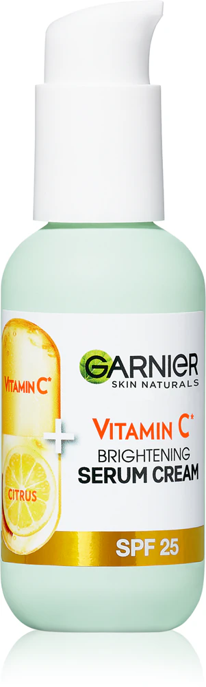 Garnier Skin Naturals Vitamin C cream serum for facial skin rejuvenation