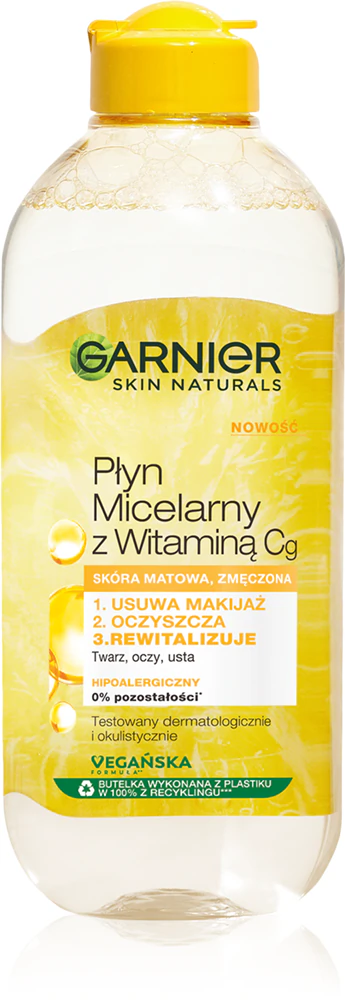 Garnier Skin Naturals Vitamin C Cleansing Micellar Water for Make-Up Removal