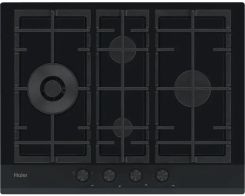 Gas hob with glass ceramic HAIER 650 x 510 mm 5 gas burners HAVG5D4HB