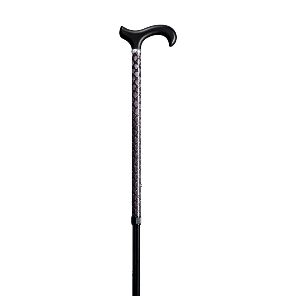 Gastrock walking stick light metal derby 3d leather