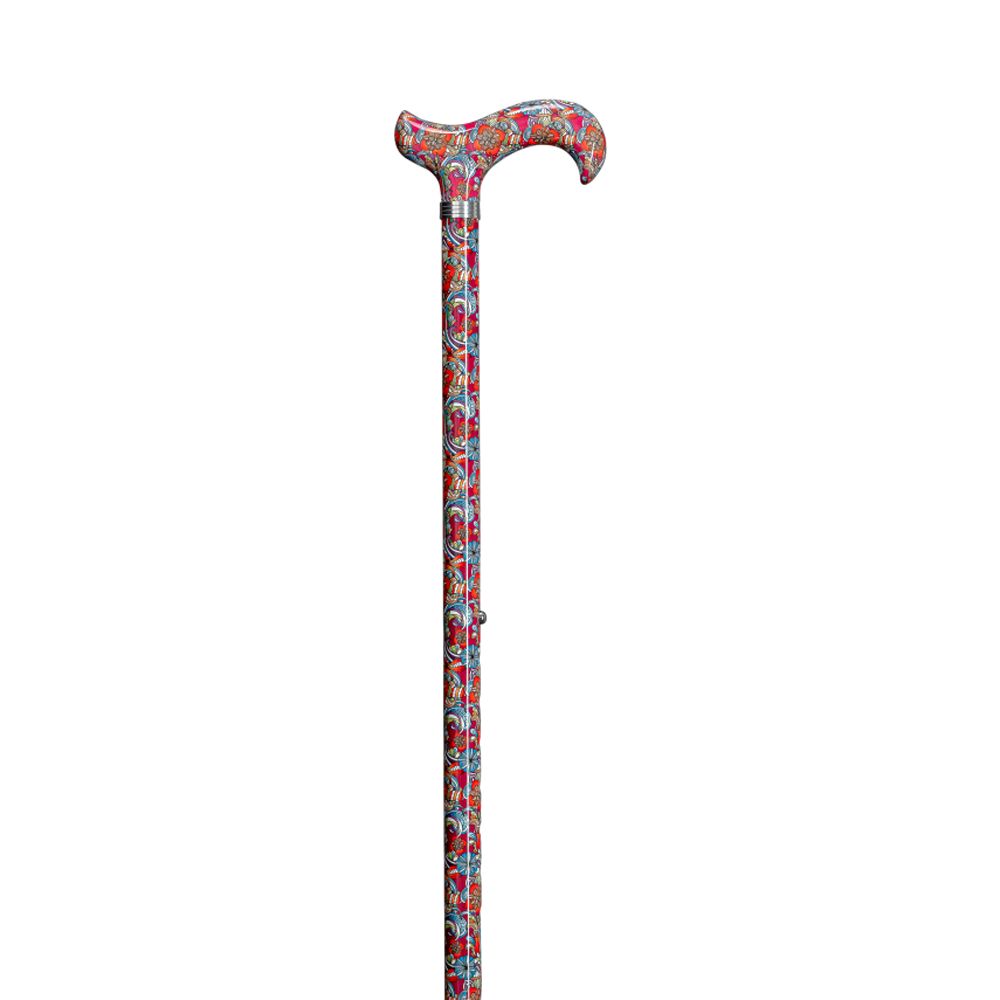 Gastrock walking stick light metal derby flowers