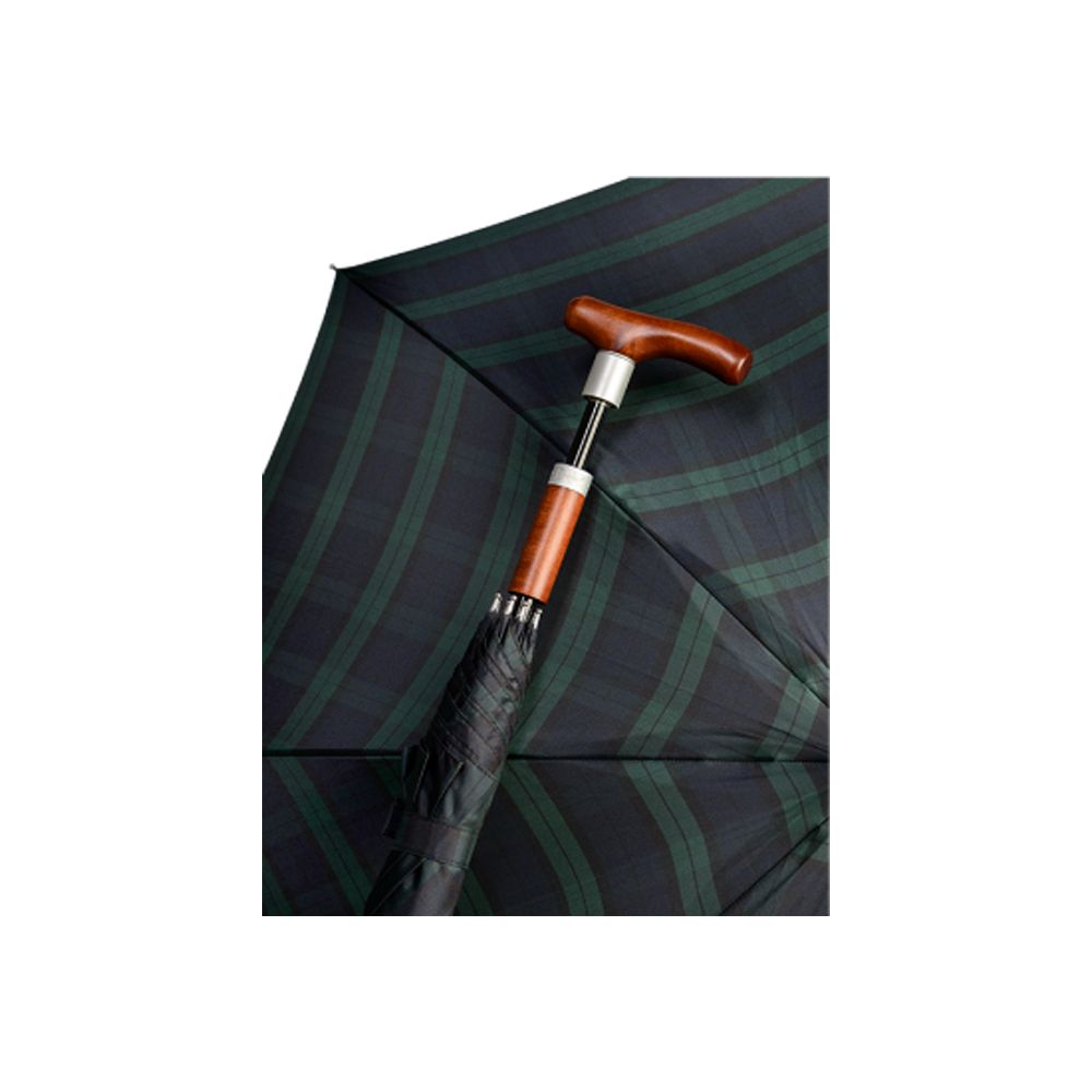 Gastrock Walking Stick Safebrella Duo Check Blue-Green