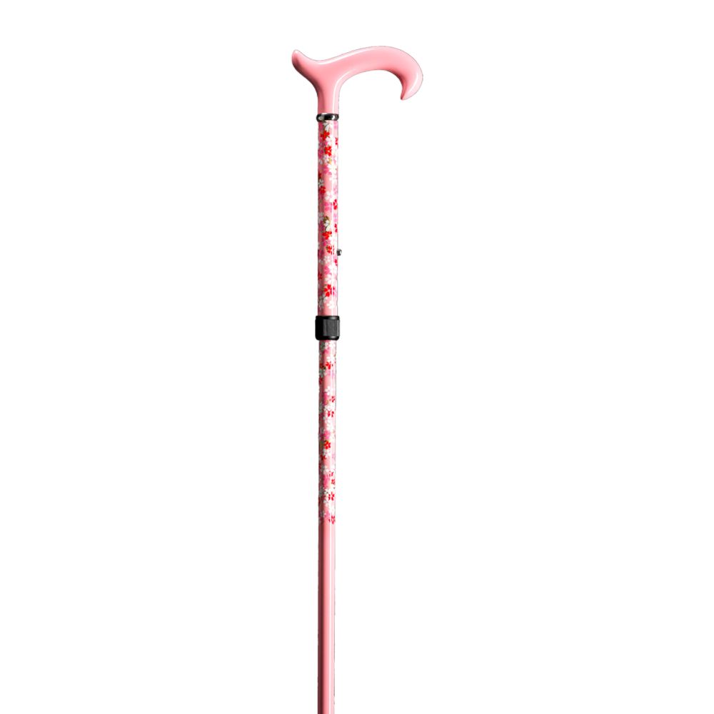 Gastrock walking stick Step-derby Pink Flower