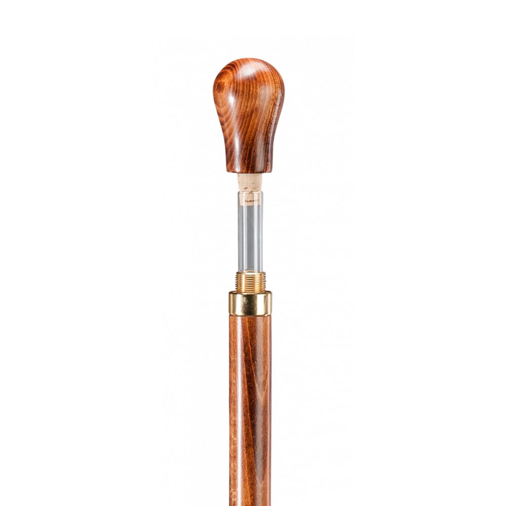 Gastrock walking stick drinking stick knob flamed