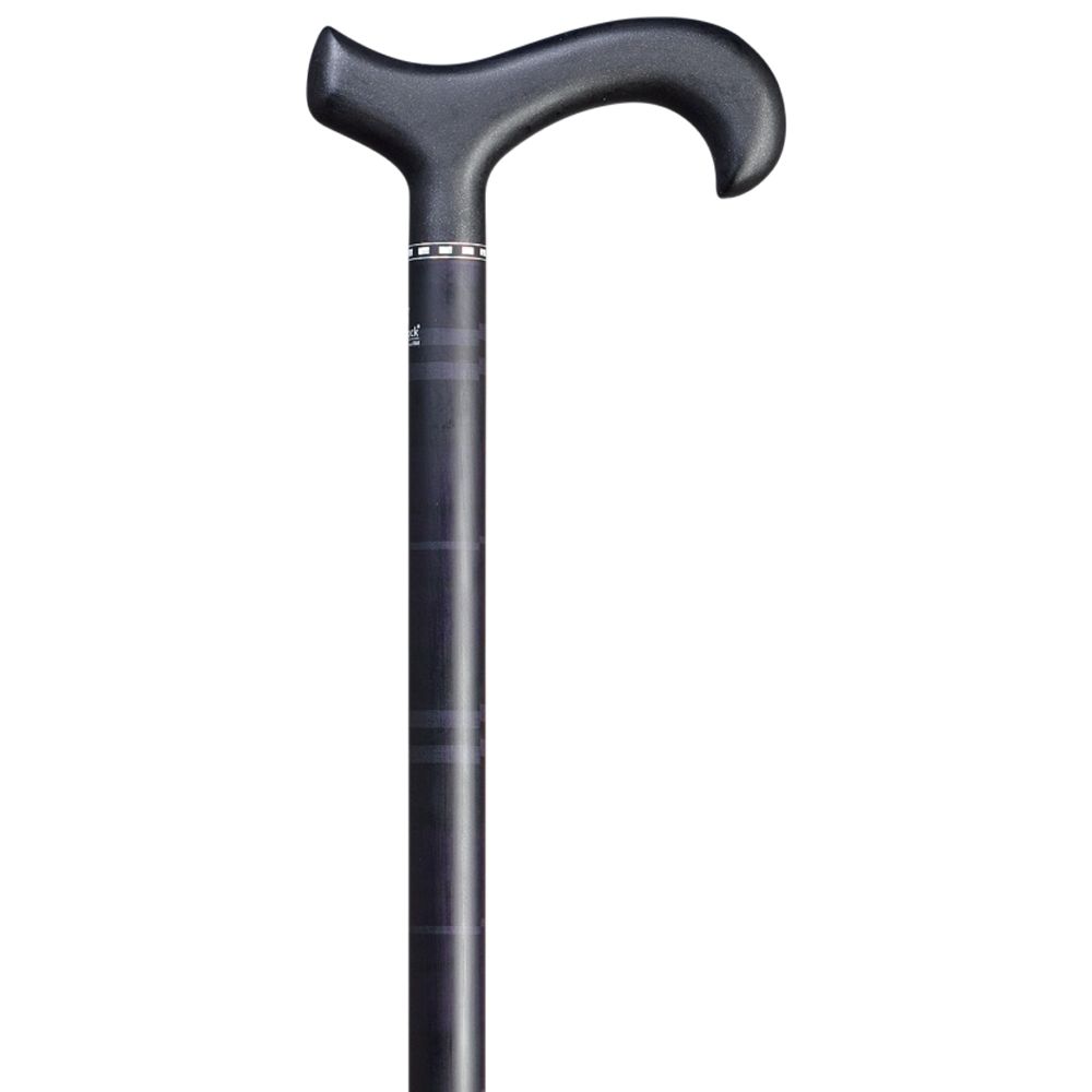 Gastrock Height-adjustable walking stick Carbon Derby Check Blue