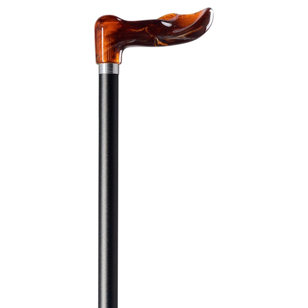 Gastrock Height-adjustable walking stick Fischer-stock Amber Right