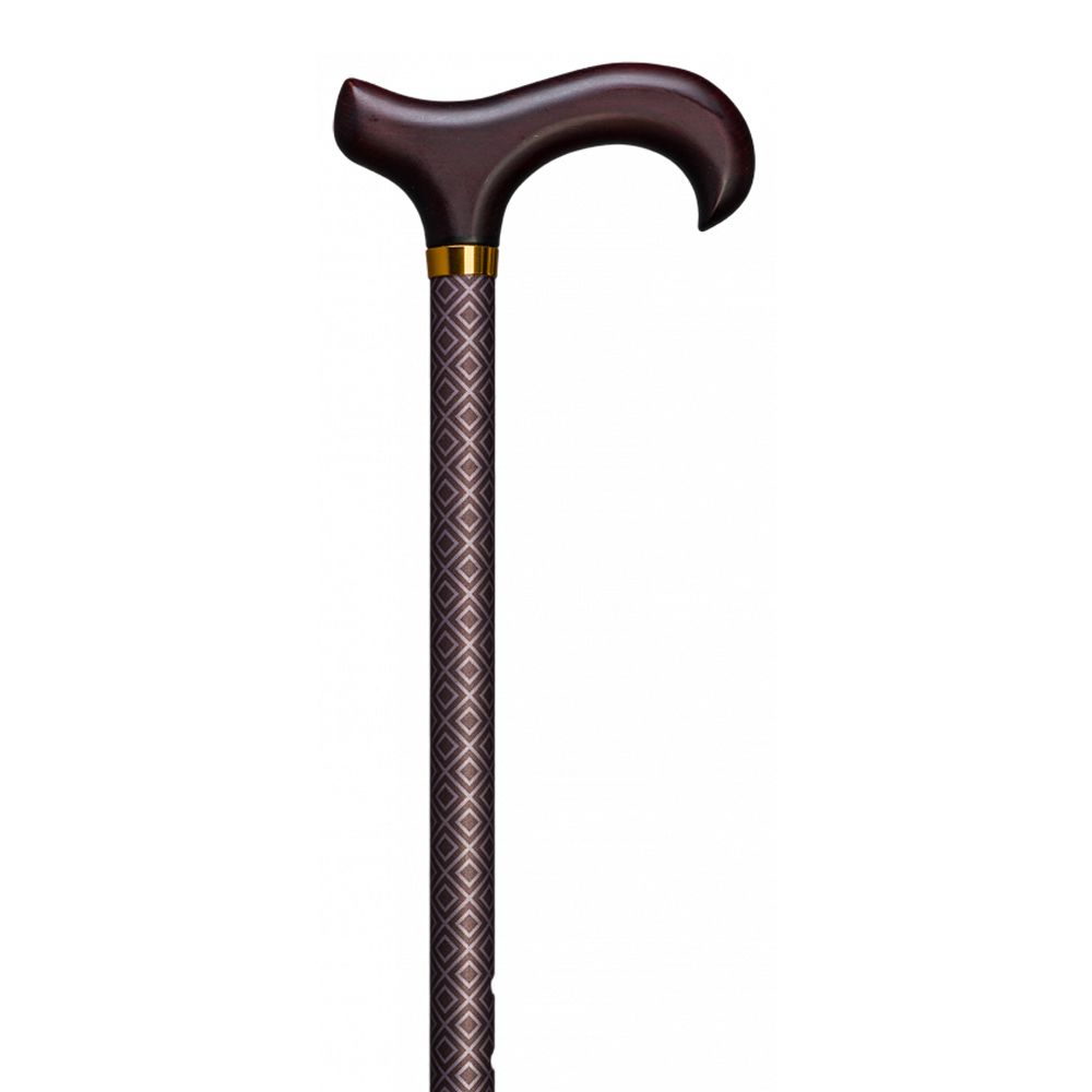 Gastrock height-adjustable walking stick light metal derby trend