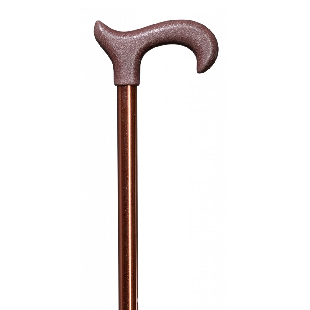 Gastrock height-adjustable walking stick Uni-ergonomic-derby bronze