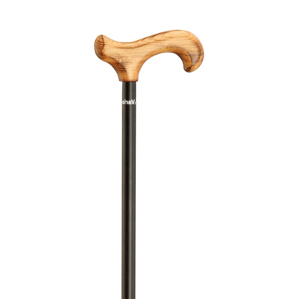 Gastrock height-adjustable walking stick Vario-derby black