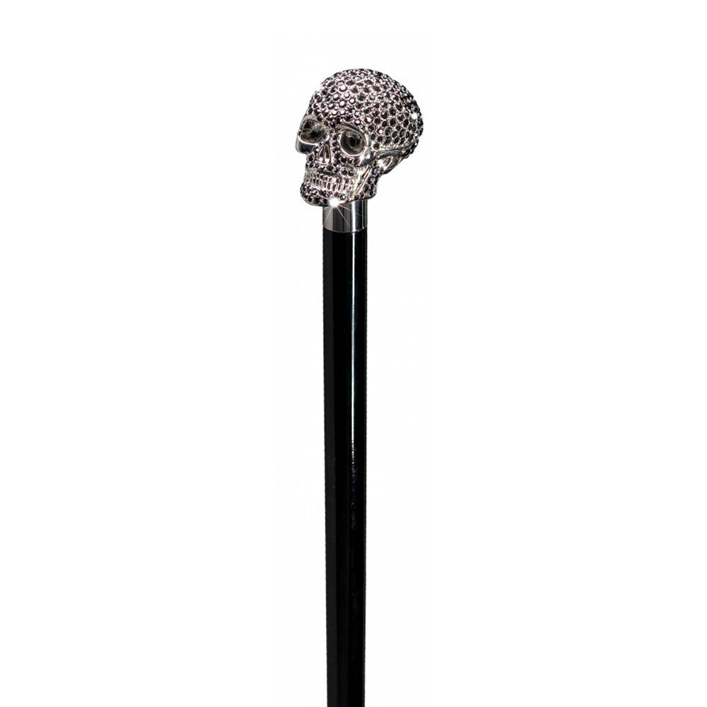 Gastrock Knaufstock Knauf skull rhinestones