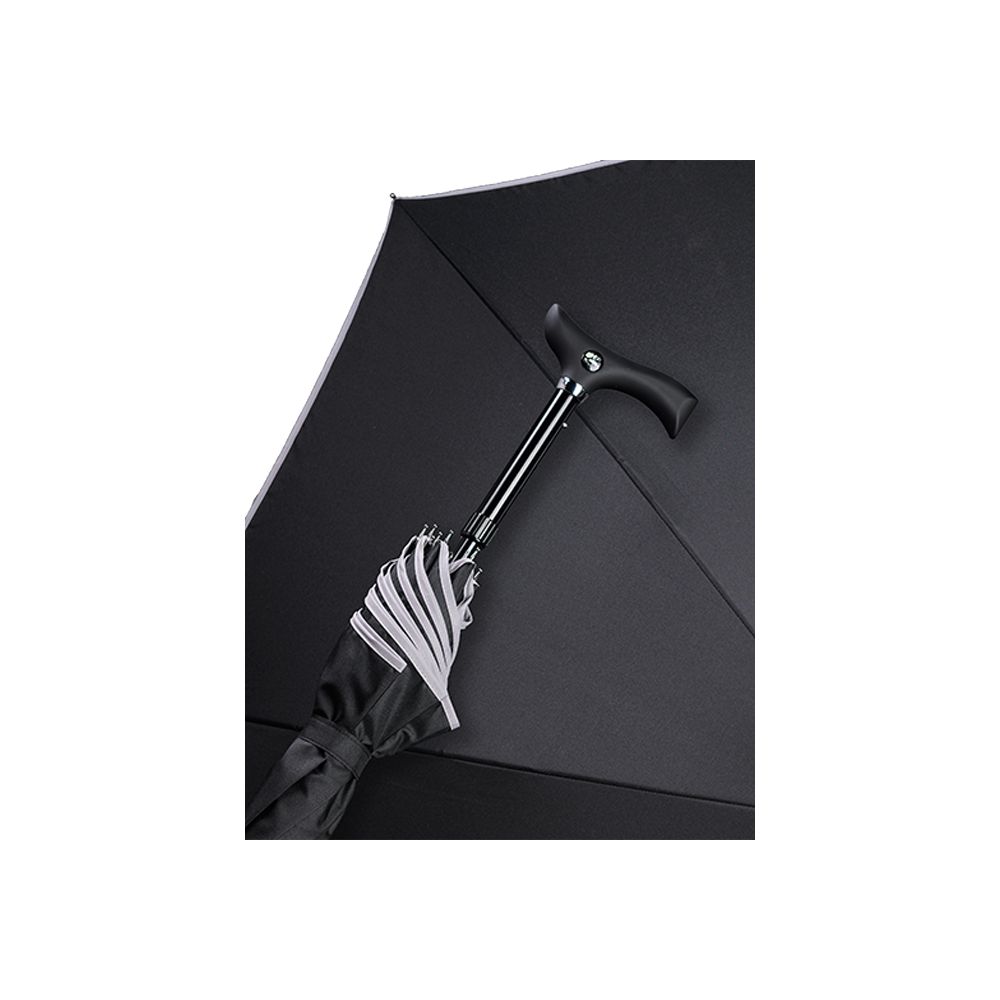 Gastrock support umbrella Stepbrella black with gray edge