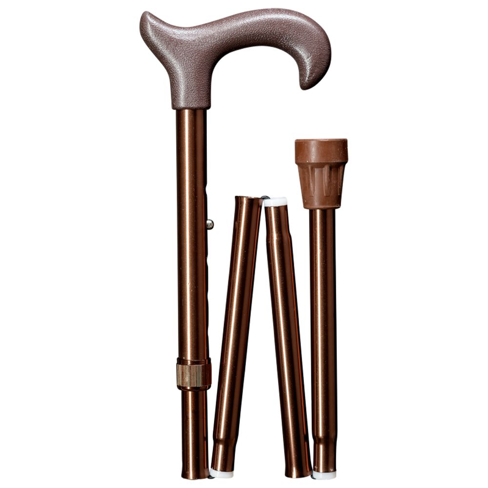 Gastrock Uni-Ergonomic-Derby folding stick bronze