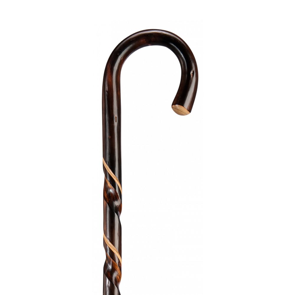 Gastrock hiking stick chestnut Ziegenhainer double twisted