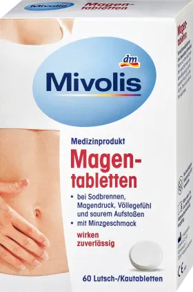 Mivolis stomach tablets, 60 pcs