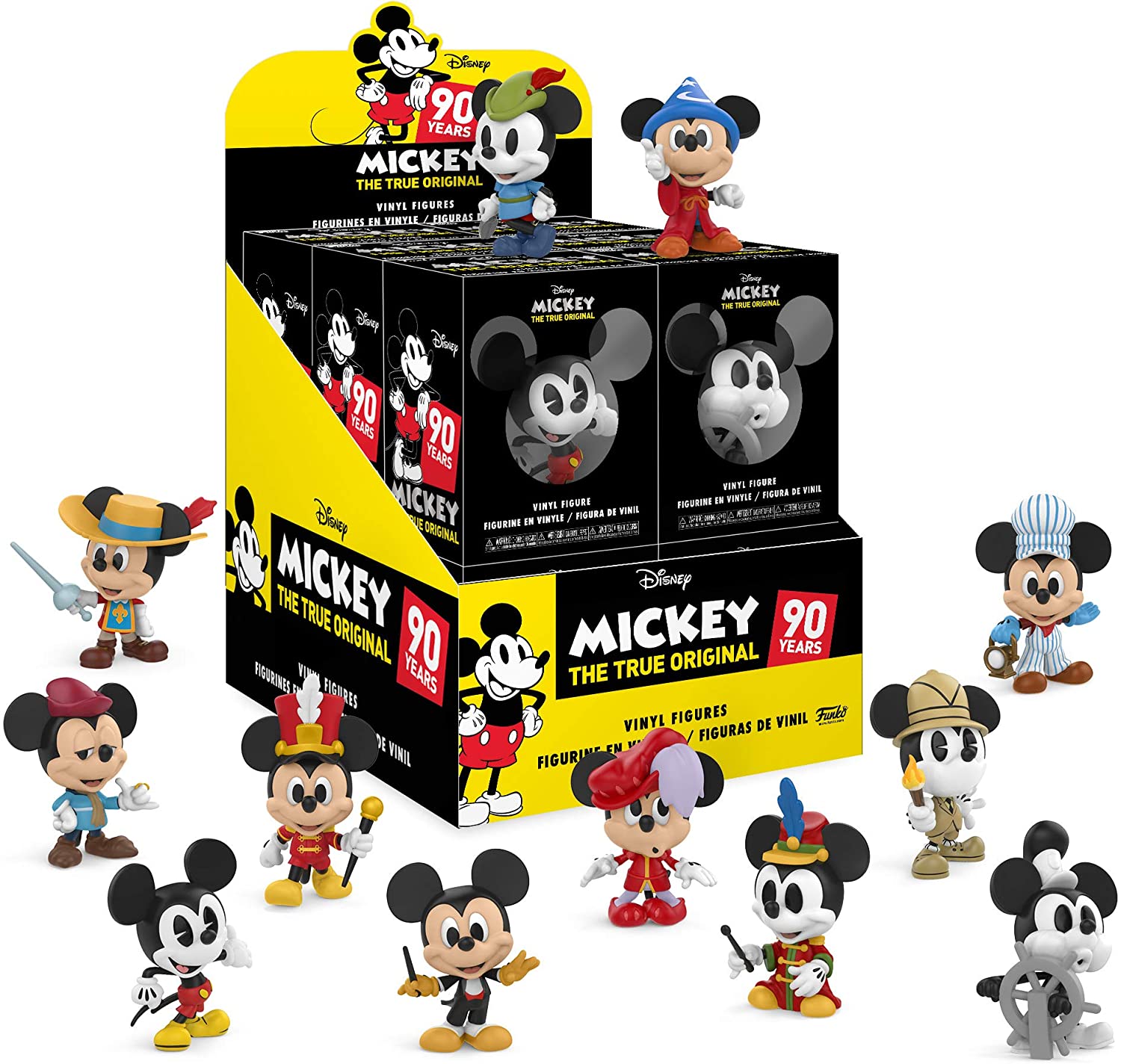 Mini Vinyl Figures: Disney-Mickeys 90Th Standard