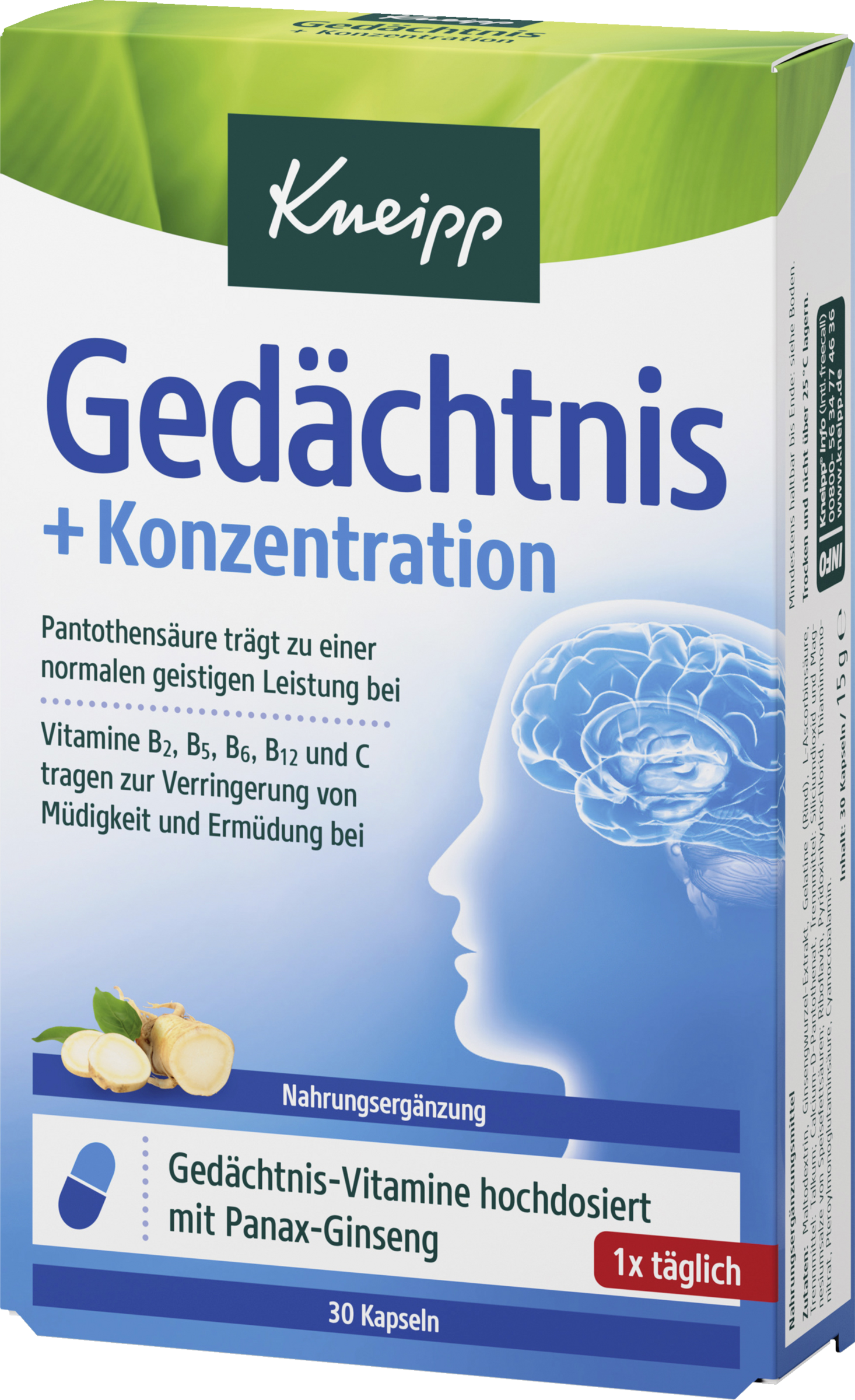 Memory + concentration capsules