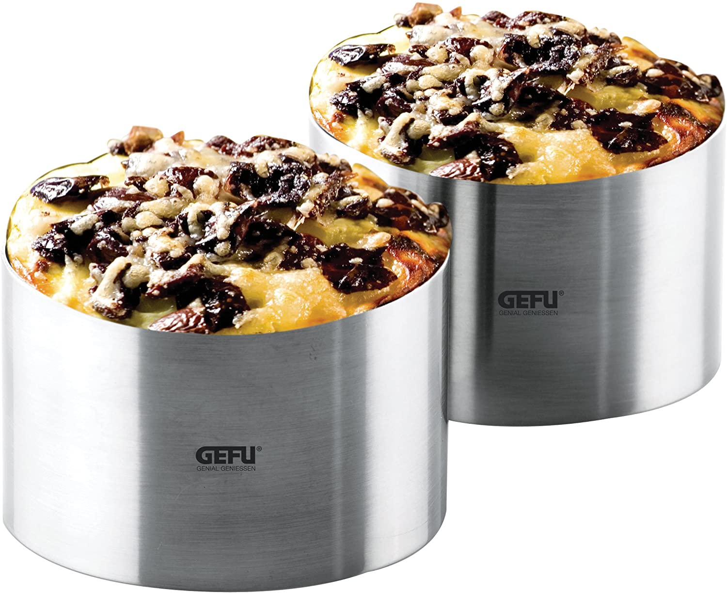 Gefu 12160 Dessert and Starter Rings Set of 2