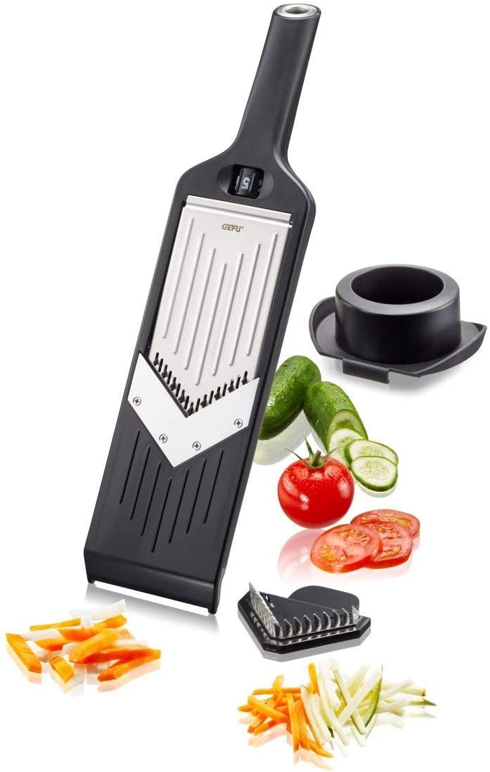 Gefu Julienne VIOLI 2.0 50441 V-Slicer for Perfect Fruit and Vegetable Slices and Julienne Strips