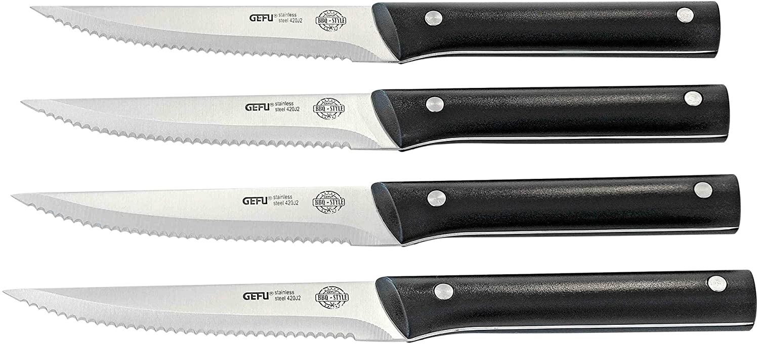Gefu 89155 Steak Knives Set of 4