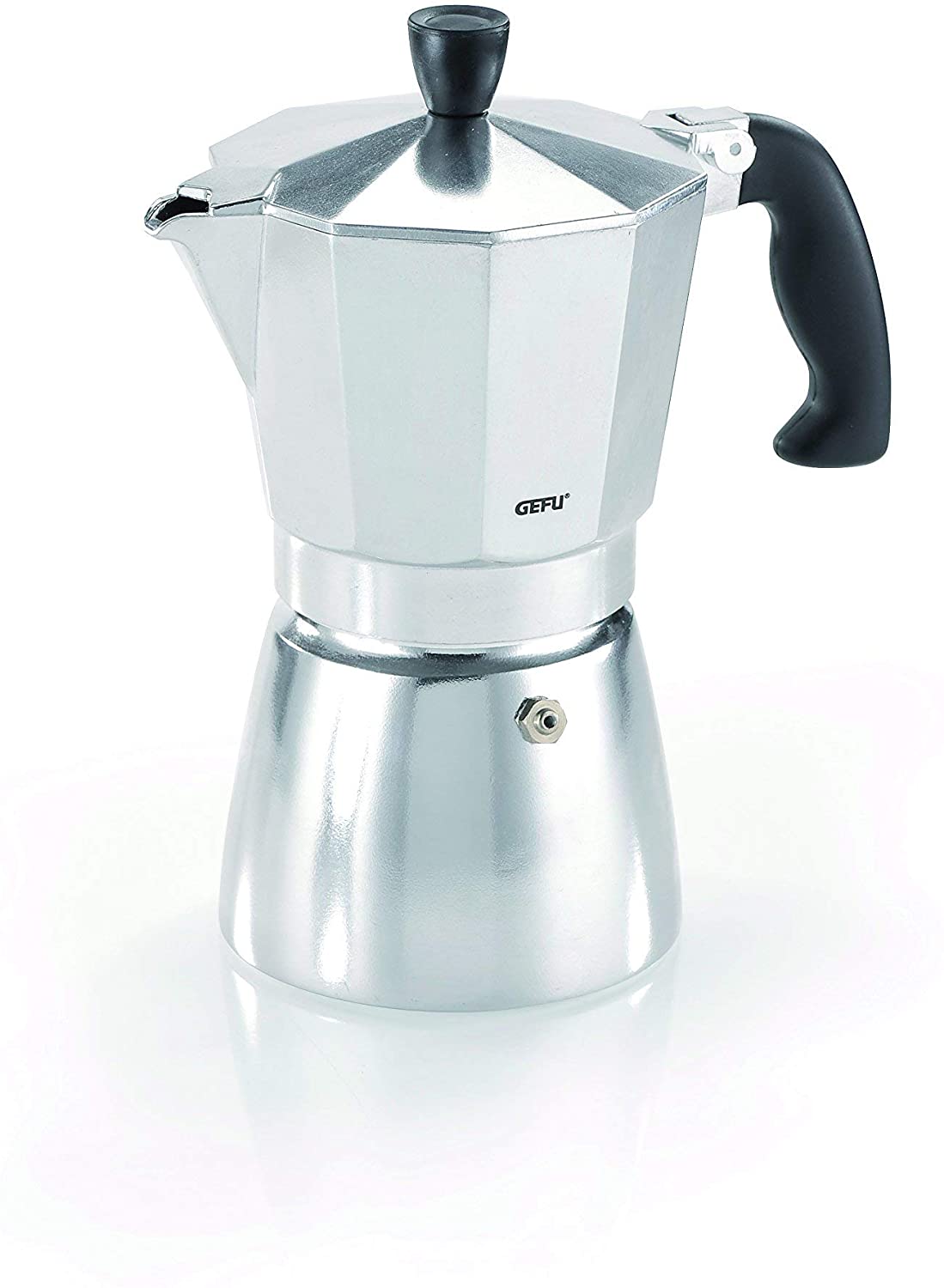 Gefu Espresso Maker Lucino, Accessories for Coffee, Aluminium/ Plastic, 6 Cups, 16080