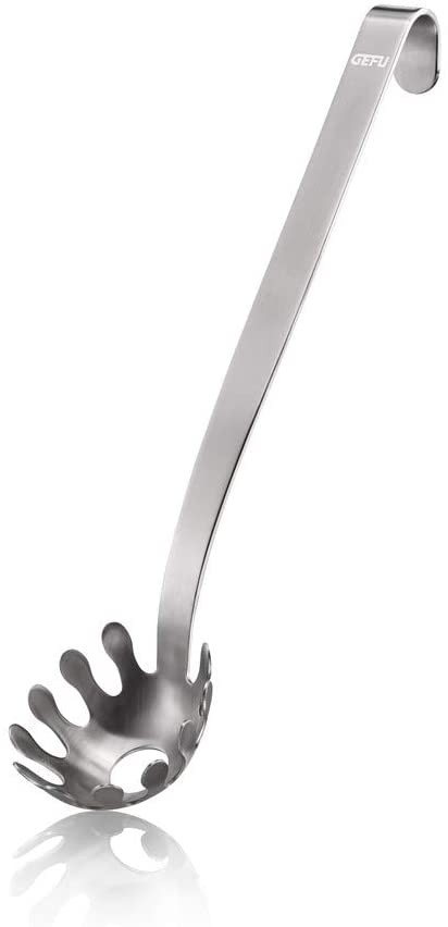 GEFU Baseline 29106 Spaghetti Server Stainless Steel Rust-Proof Silver 6.2 x 6.2 x 30.4 cm