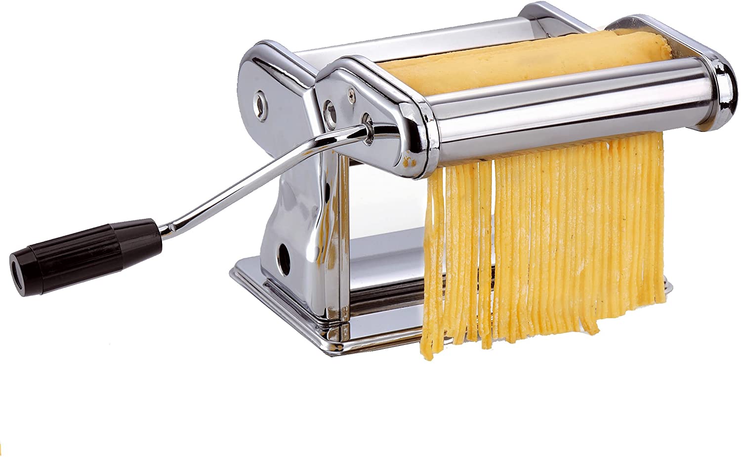 Gefu Profi-Pasta Machine Pasta Perfetta Brillante, for the Kitchen, with Table Clamp, 28240