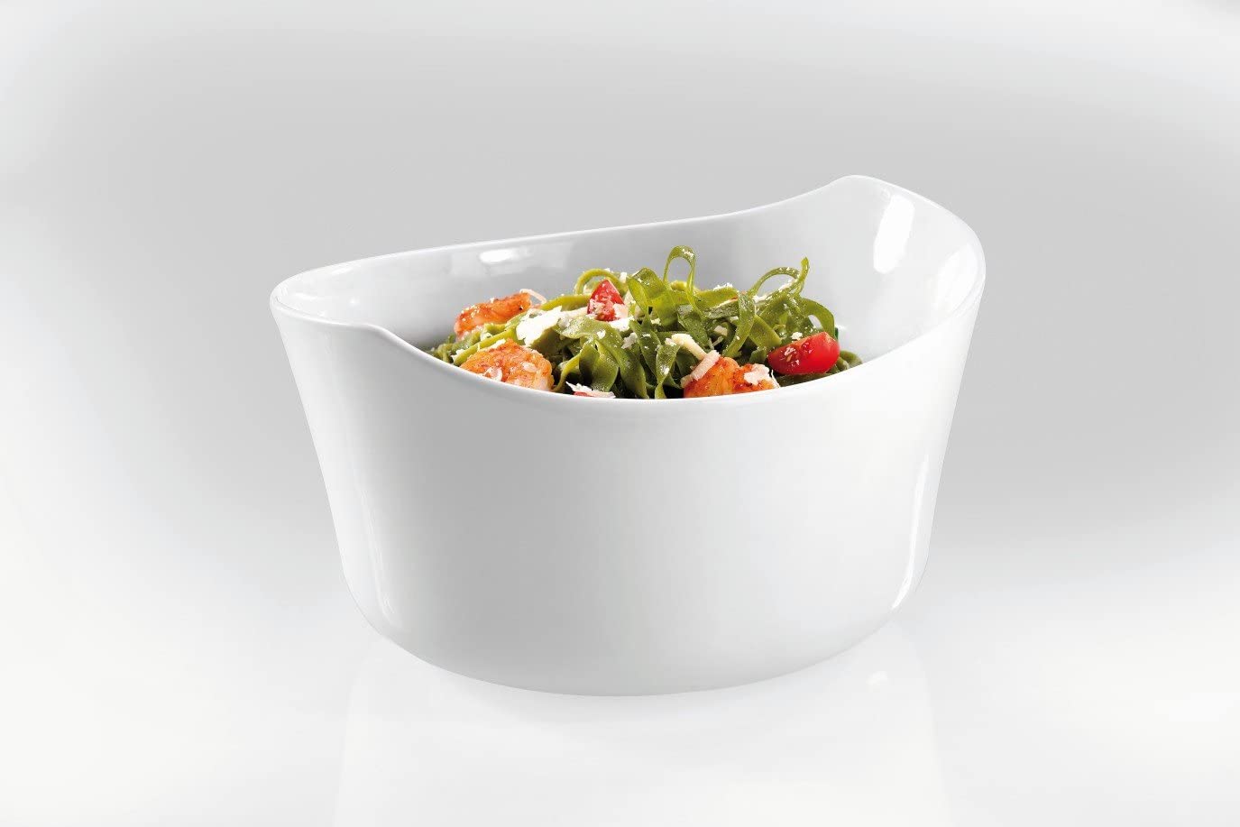 Gefu Salad Bowl Insipria, Accessories for Pasta and Fruit, Porcelain, 25cm, 35010