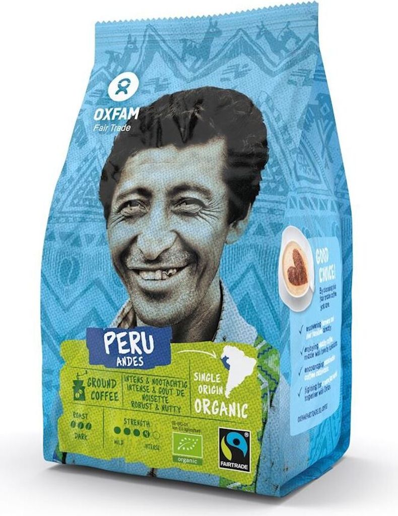 Ground Arabica Coffee 100% Peru Fair Trade 250 g - Oxfam