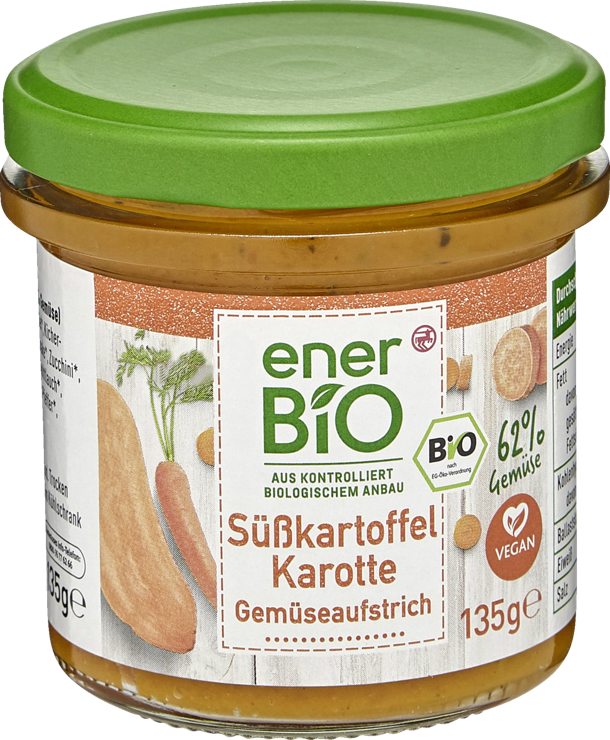 Vegetable spread Sweet potato carrot