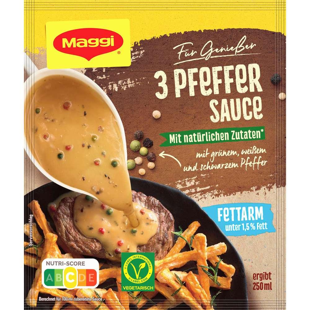Gourmet sauce, 3-pepper low-fat