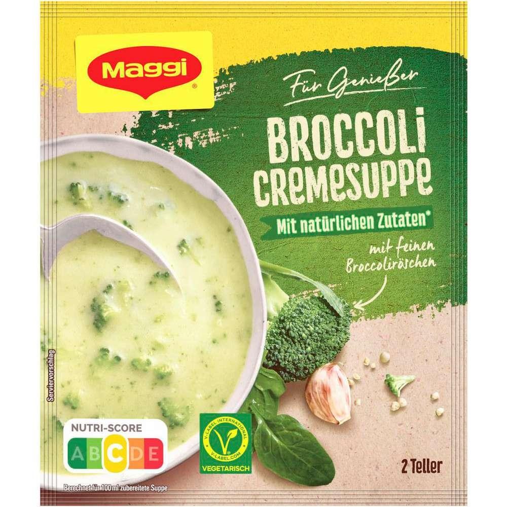 Gourmet soup, broccoli cream