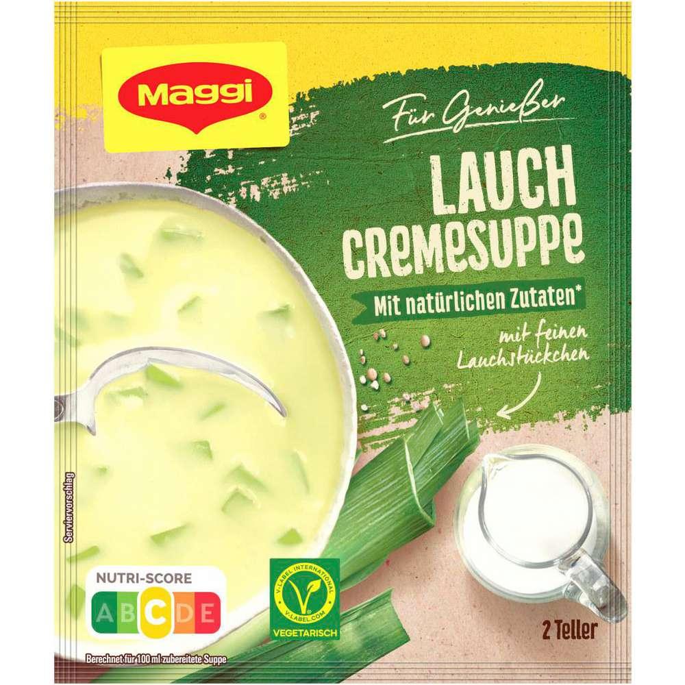 Gourmet soup, leek cream