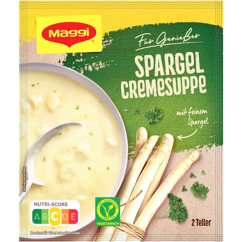 Gourmet soup, asparagus cream