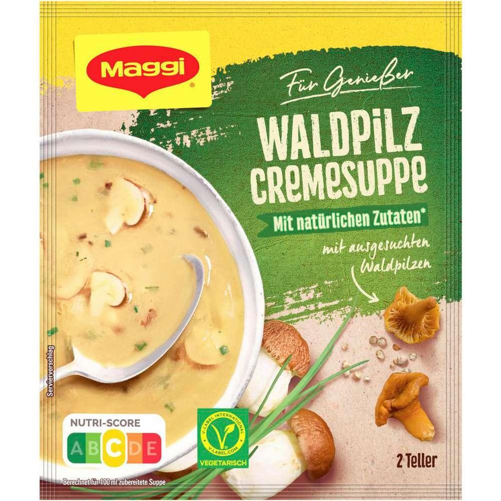 Gourmet soup, wild mushroom cream