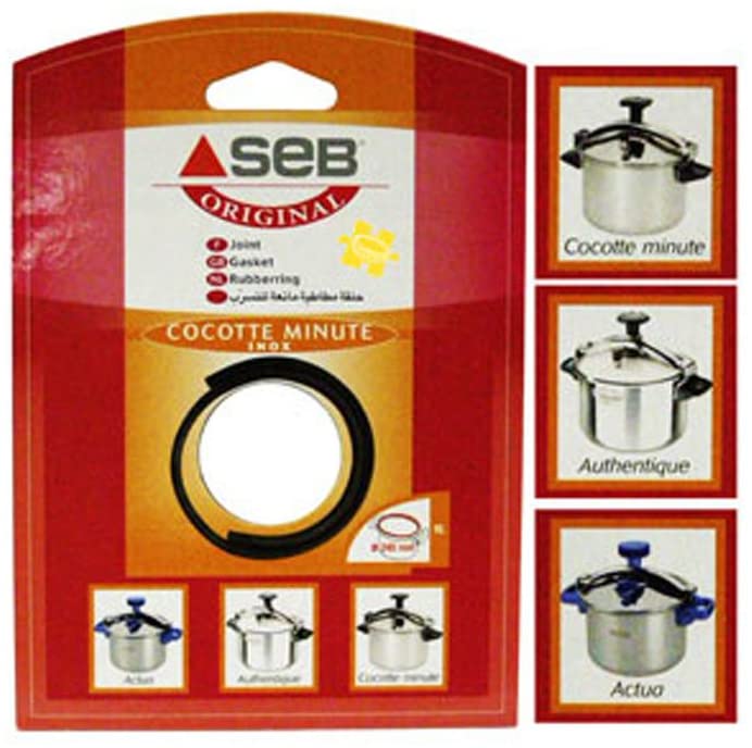 GENUINE TEFAL 8029 8043 8065 245 mm Diameter Pressure Cooker Gasket Rubber Seal 8 Litres)