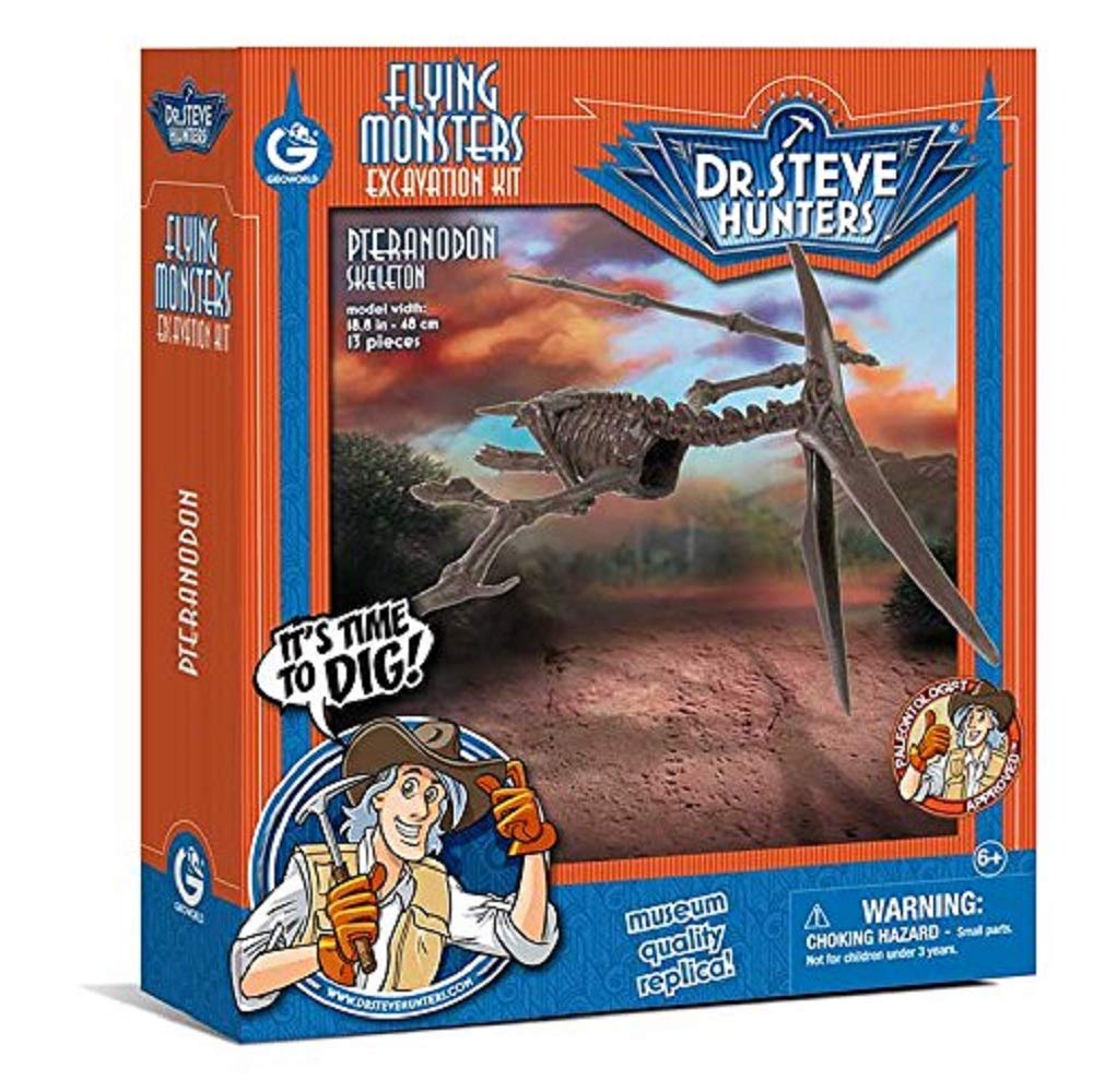 Geoworld 625272 – Dr. Steve Hunters: Dinosaur Excavation Kit Pteranodon Ske