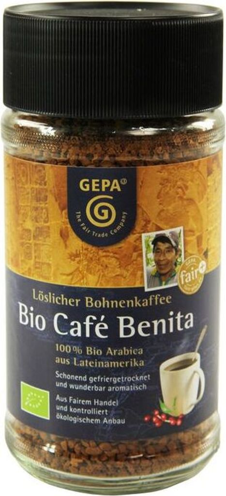 GEPA Café Benita freeze-dried -- 100g x 6 - 6-pack VPE