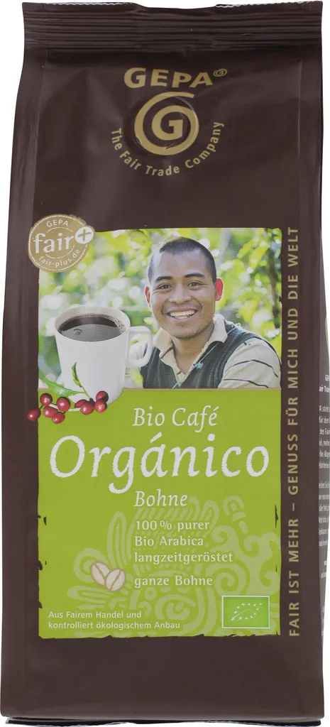 Gepa Café Organico | Organic | whole bean | 250g