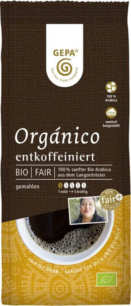 GEPA organico decaffeinated fairness -- 250g