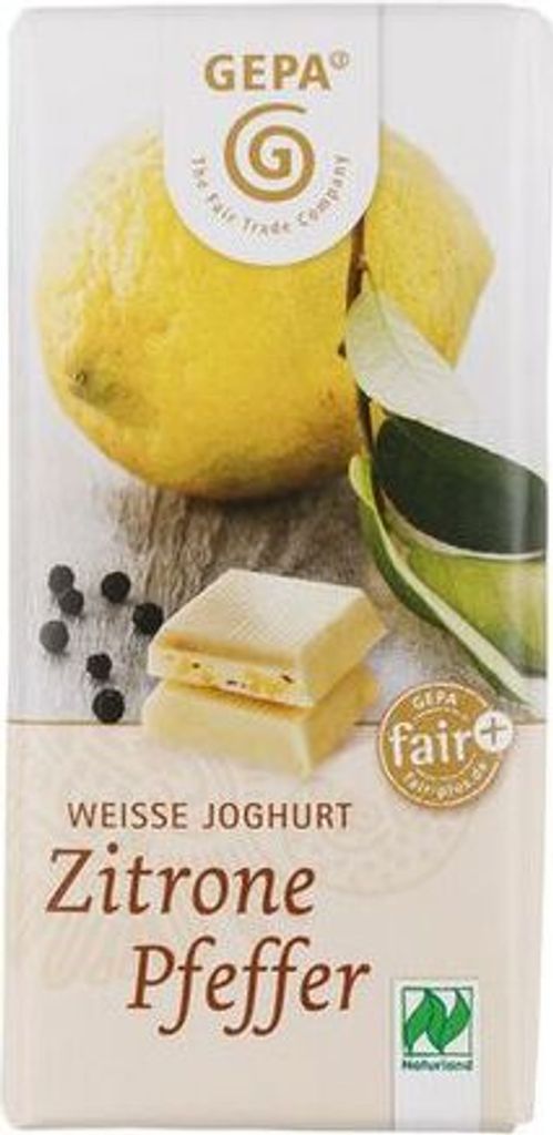 GEPA Weisse Jogurt Zitrone Pfeffer -- 40g