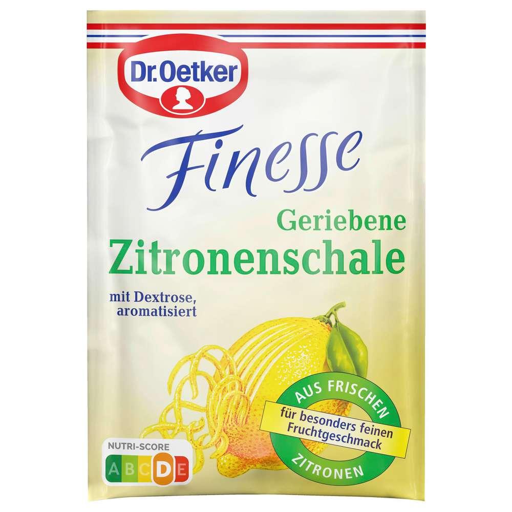 Grated lemon peel Finesse, flavored