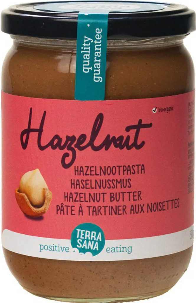 geröstete HASELNUSSCREME 500 g - TERRASANA