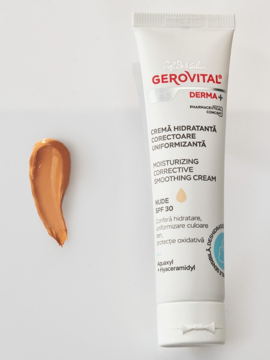 Gerovital Evening Corrective Feuchtigkeitscreme Nude SPF 30