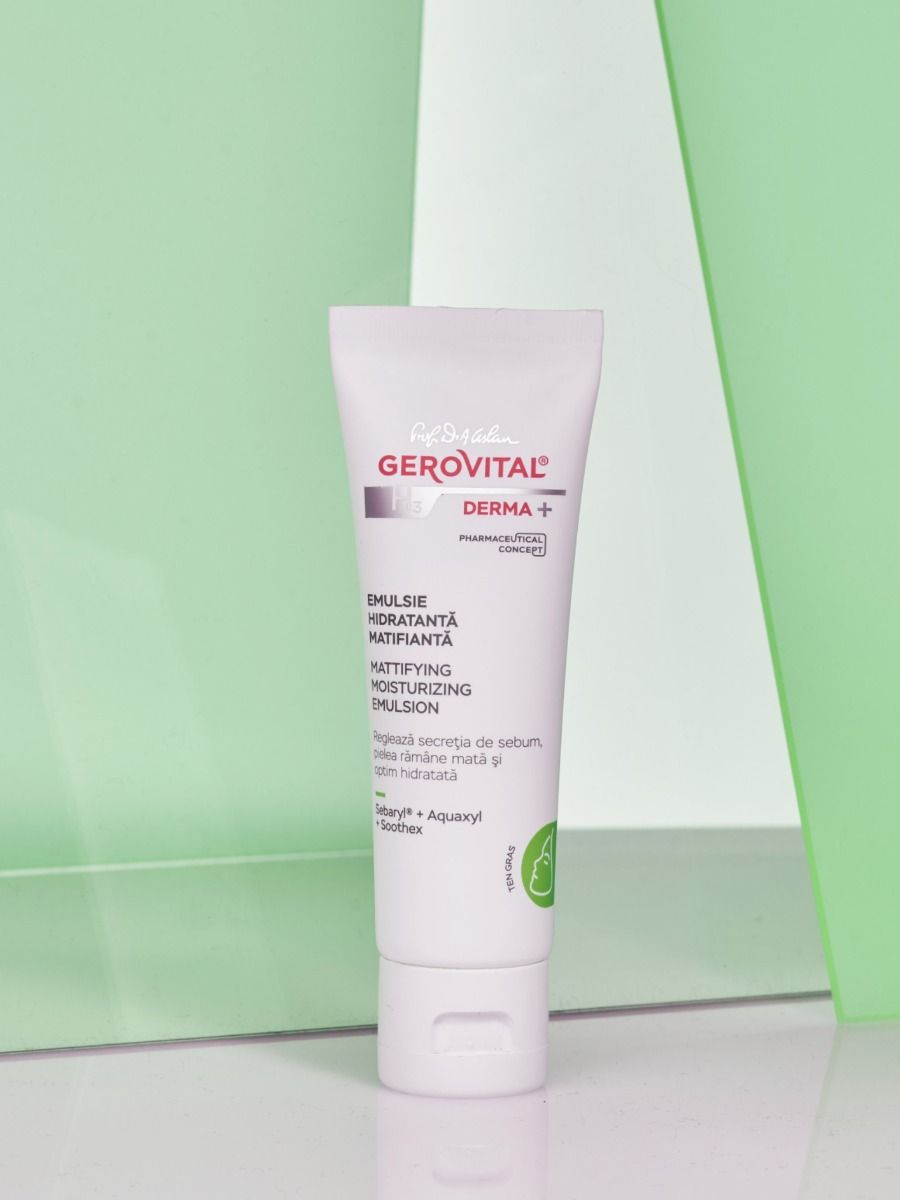 Gerovital Feuchtigkeitsspendende Mattierungsemulsion