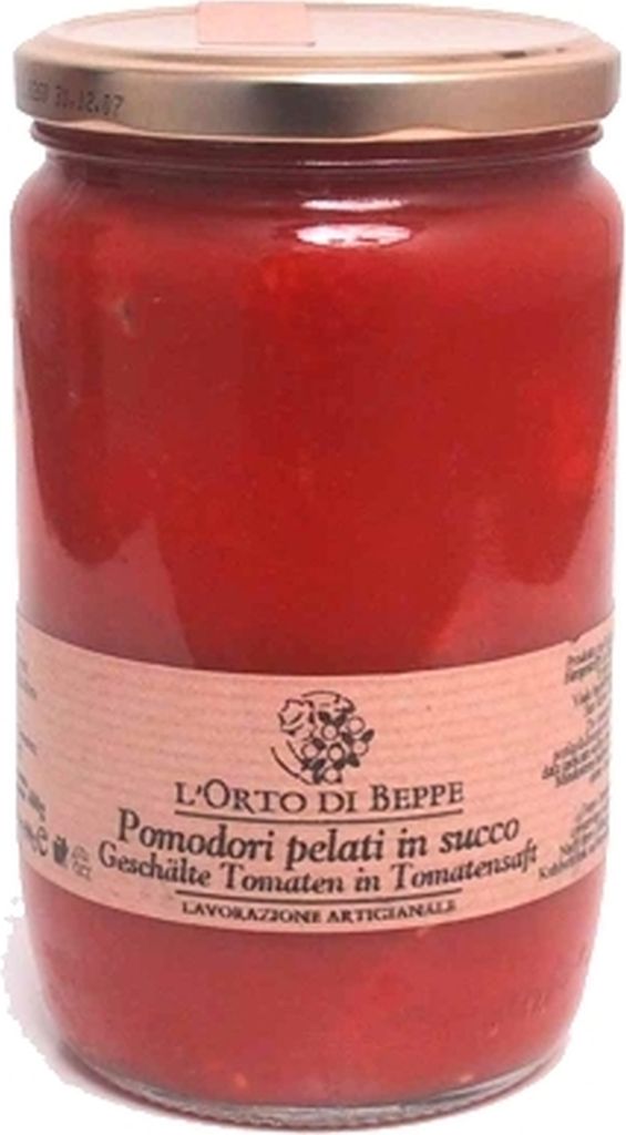 Geschälte Tomaten Pomodori Pelati 580 ml. - LOrto di Beppe