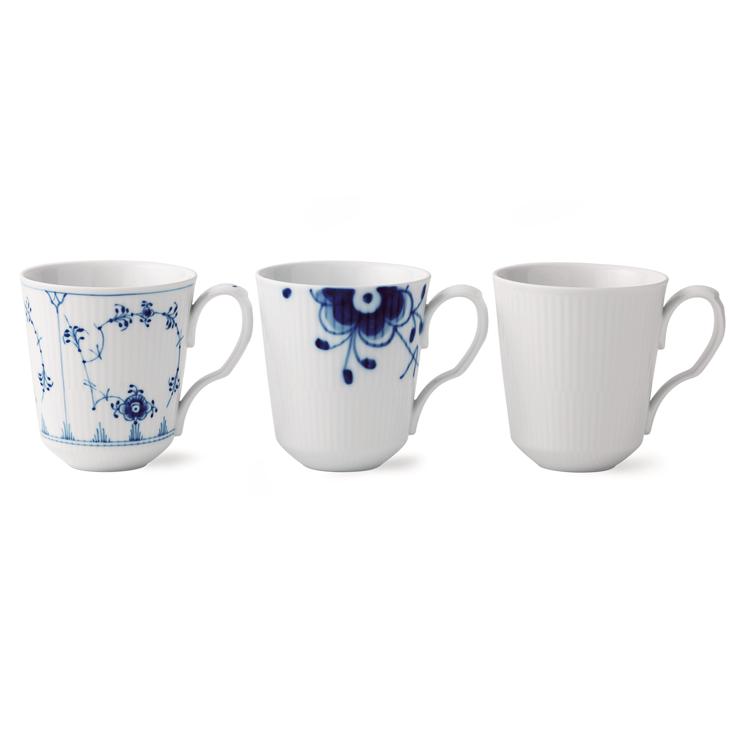 Royal Copenhagen Gift History Mix Cup 3 Pack
