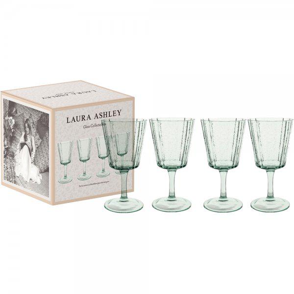 Gift set of white wine glasses from Laura Ashley